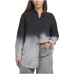 KENNETH COLE Gradient Dye Oversized Shirt